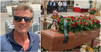 Copertina di Palermo, in centinaia ai funerali di Angelo Onorato. La moglie Francesca Donato: “Non si è ucciso, si scopriranno i colpevoli”