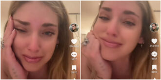 Copertina di Chiara Ferragni scoppia a piangere e si commuove, ma Fedez non c’entra nulla. Ecco svelato il vero motivo
