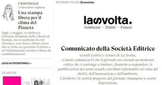 Copertina di Licenziata per avere pubblicato, sulla testata da lei guidata, che il direttore editoriale Pietro Colucci era coinvolto nell’inchiesta su Toti
