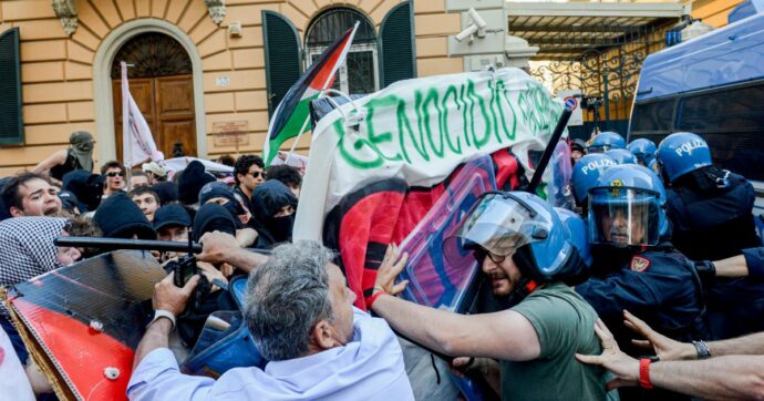 Copertina di Roma, 10mila contro Meloni: studenti guidano l’anticomizio
