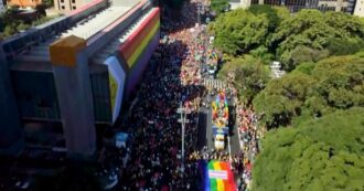 Copertina di San Paolo, folla oceanica alla parata dell’orgoglio Lgbtqia+: oltre tre milioni sull’avenida Paulista