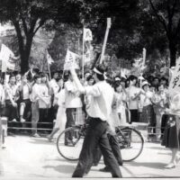 Le proteste a Xi’An, Cina 1989