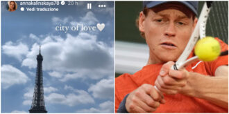 Copertina di Anna Kalinskaya esce allo scoperto e fa una dedica speciale al fidanzato Jannik Sinner nella città dell’amore per eccellenza
