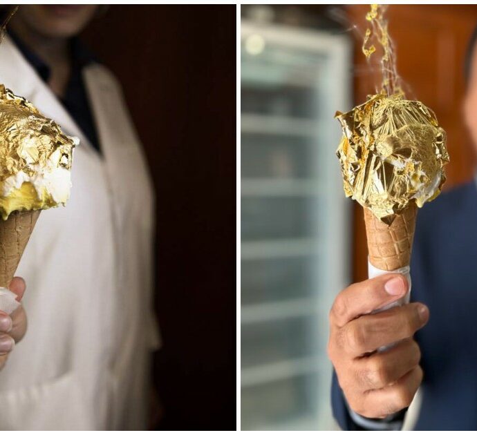 70 euro per un cono in Puglia: “E’ ricoperto d’oro, il miglior gelato al mondo”. Ma non mancano le polemiche: “Uno schiaffo alla povertà”