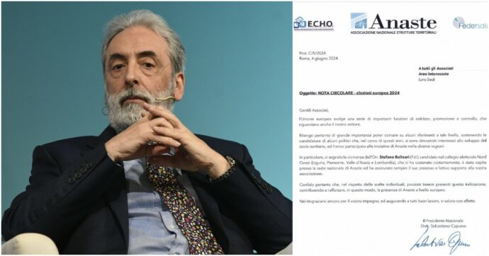 L’associazione delle Rsa “segnala” agli iscritti due candidati (di Fdi e Pd) da votare alle Europee: “Mi pare abbastanza normale”