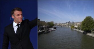 Olimpiadi, Macron si tufferà nella Senna? La protesta: quel giorno bisogni fisiologici nel fiume contro i miliardi spesi per la bonifica
