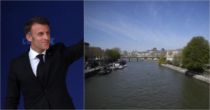 Olimpiadi, Macron si tufferà nella Senna? La protesta: quel giorno bisogni fisiologici nel fiume contro i miliardi spesi per la bonifica