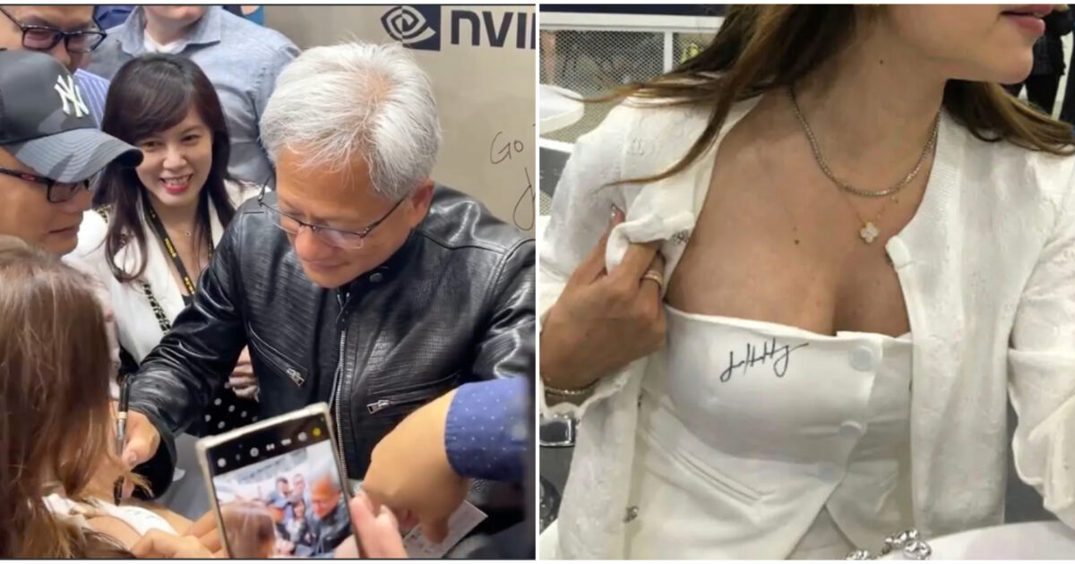 Autografa il seno di una spettatrice ed è subito polemica. Non è una rockstar, ma uno dei 18 uomini più ricchi del mondo
