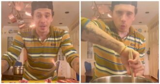 Copertina di Il figlio di David Beckham prova a cucinare pasta al ragù di costine e i suoi follower apprezzano non poco. Il papà commenta così – Video