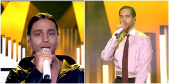 Copertina di Mahmood superstar al “Tale e Quale Show” spagnolo: ecco il video del duetto con il suo imitatore che è diventato virale