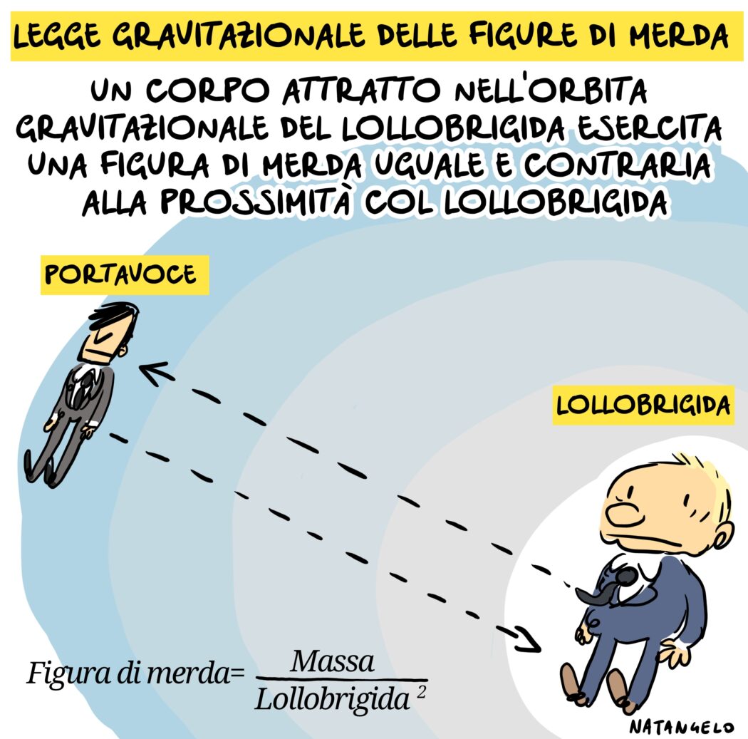 Prima legge gravitazionale della figura di merda