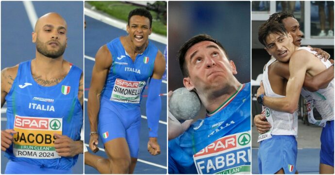Europei di atletica, record di medaglie per l’Italia. Per Jacobs, Simonelli e Fabbri tre ori in 42 minuti. Poi la doppietta Crippa-Riva