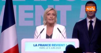 Copertina di Francia, Le Pen dopo lo storico risultato dell’ultradestra: “Siamo pronti ad andare al potere e a rilanciare il Paese”