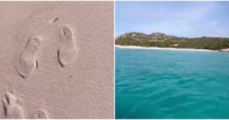 Copertina di Turista brasiliana sbarca sulla spiaggia rosa di Budelli e posta i video sui social. C’era il divieto assoluto, multata per 1.800 euro