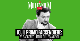 Copertina di “Io, il primo faccendiere: vi racconto l’Italia delle tangenti”, alle 15 segui la diretta di MillenniumLive con Adriano Zampini