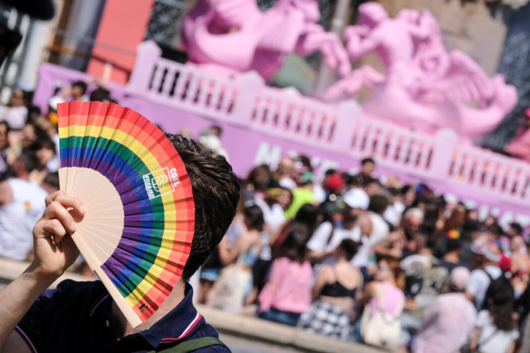 Parta del Gay Pride a Roma, Sabato, 15 Giugno 2024 (foto Mauro Scrobogna /LaPresse)

Gay Pride prade in Rome, Saturday,  June 15 2024 (Photo by Mauro Scrobogna / LaPresse)