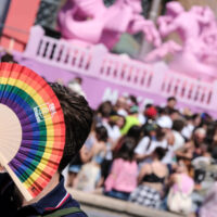 Parta del Gay Pride a Roma, Sabato, 15 Giugno 2024 (foto Mauro Scrobogna /LaPresse)

Gay Pride prade in Rome, Saturday,  June 15 2024 (Photo by Mauro Scrobogna / LaPresse)