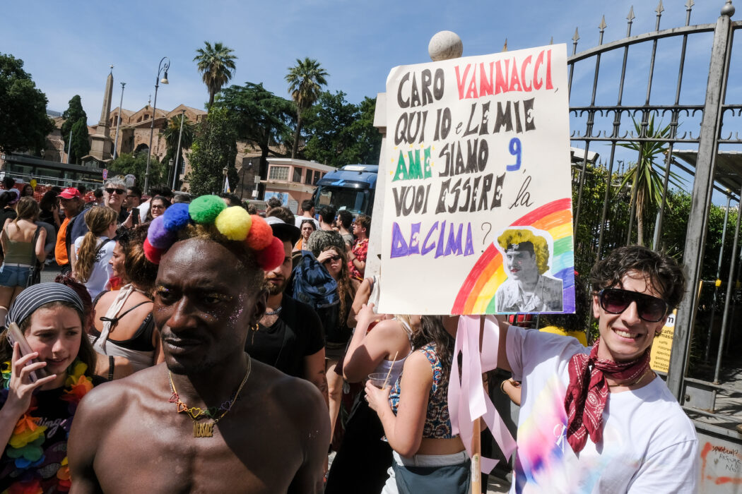 (foto Mauro Scrobogna /LaPresse)

Gay Pride prade in Rome, Saturday,  June 15 2024 (Photo by Mauro Scrobogna / LaPresse)