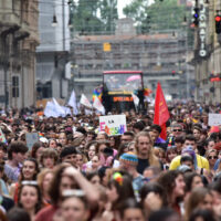  (foto Matteo Secci /LaPresse)

Gay Pride prade in Turin, Saturday,  June 15 2024 (Photo by Matteo Secci / LaPresse)