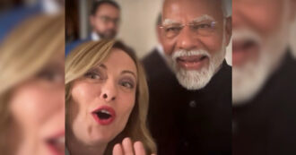 Copertina di Meloni fa un video col primo ministro indiano Modi e scherza: “Ciao dal ‘Melodi team'”