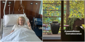 Copertina di “A casa finalmente!”: Antonella Clerici lascia l’ospedale dopo l’operazione d’urgenza alle ovaie