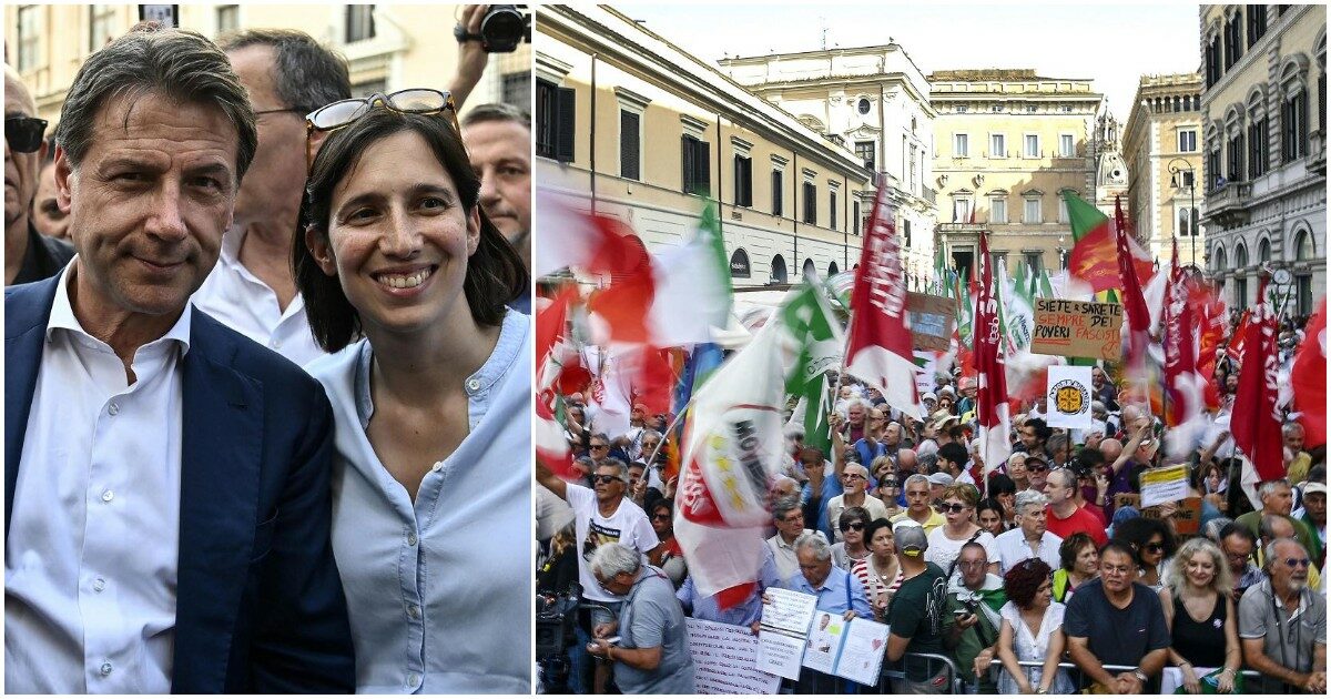 Premierato e botte in Aula, opposizioni in piazza. Schlein: “Facciamoci trovare pronti”. Conte: “Risposta alla violenza”. Il coro “unità, unità”