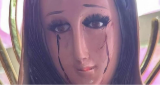Copertina di La statua della Vergine Maria “piange lacrime di sangue”: la Chiesa cattolica in allarme e scattano le indagini