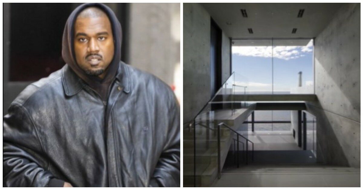Kanye West ha comprato una villa da 55 milioni progettata da un famoso architetto e ha deciso di togliere persino i bagni: ecco come l’ha deturpata