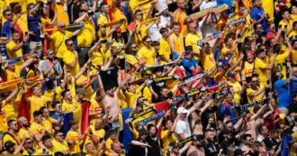 Copertina di Euro 2024, i tifosi della Romania intonano cori pro Putin durante la gara contro l’Ucraina – Video