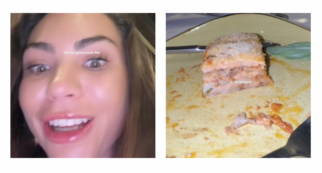 Copertina di “Se ordinate una parmigiana in Italia non vi servono assolutamente quello che pensate”: il video della tiktoker Montana è virale