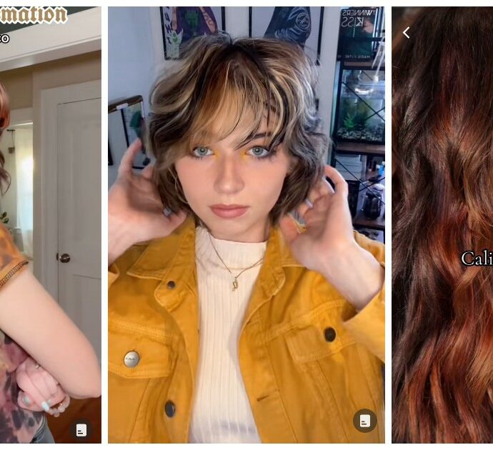 Tornano i calico hair, i capelli multicolor sono il trend dell’estate della Gen Z: ecco come realizzarli