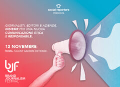 Copertina di Brand Journalism Festival: “Dalla sostenibilità all’intelligenza artificiale”,  il dibattito sul giornalismo che cambia