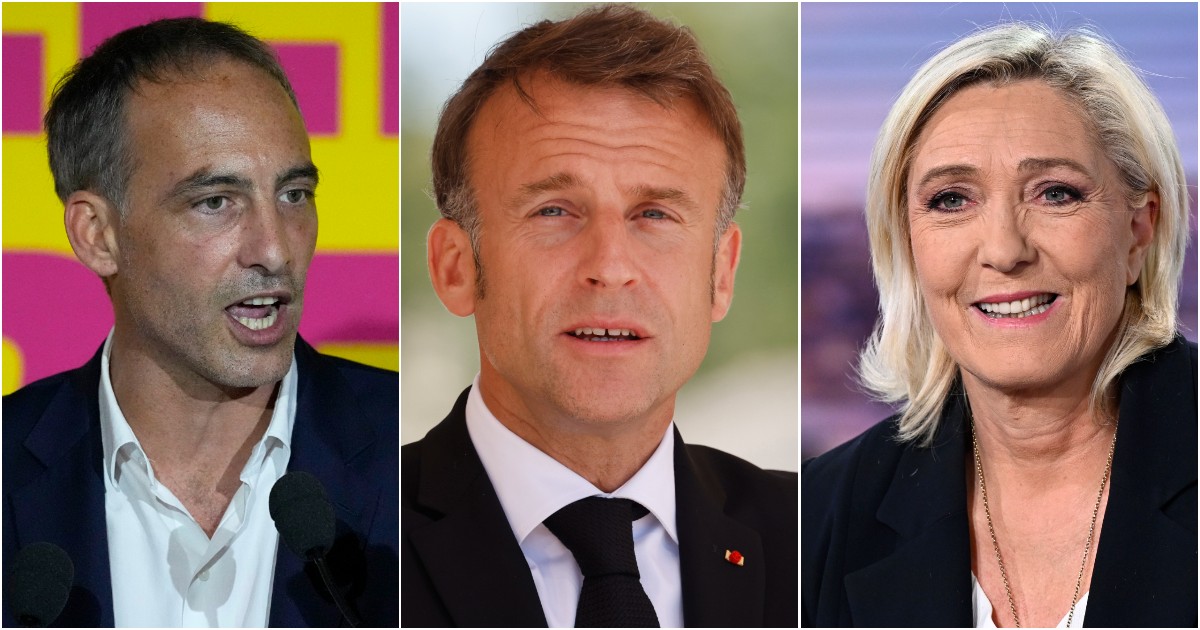 Copertina di Francia, Le Pen ancora avanti nei sondaggi (34%) a otto giorni dal voto. Ma la sinistra la incalza al 29%. Macron recupera: è al 22%