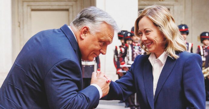 Meloni corteggia Orban  ma lui la gela: “No  Ursula”