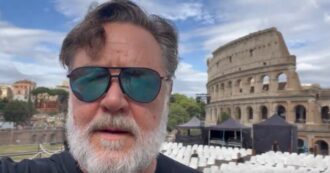 Copertina di Il “gladiatore” Russell Crowe torna nell’arena del Colosseo: “Massimo vive!”