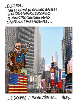 Copertina di La vignetta di Vauro