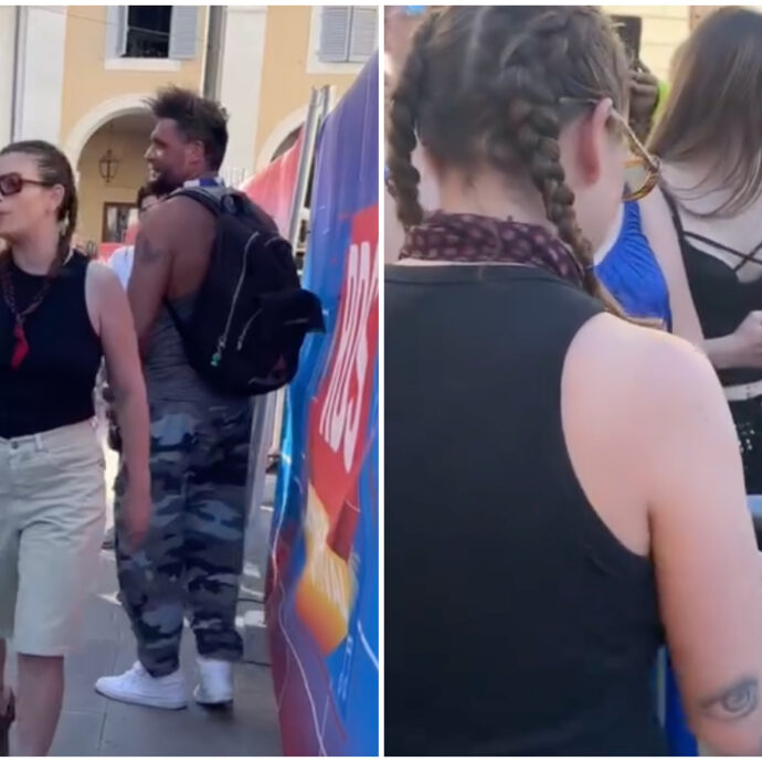 “C’è una bambina, devo andare”: Emma sposta le transenne per abbracciare la piccola fan in prima fila a RDS Summer Festival per la sua beniamina