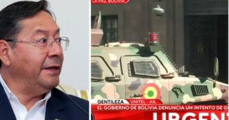 Copertina di Tentato golpe in Bolivia, l’esercito irrompe nel palazzo del governo. Poi i militari mollano il generale leader del blitz e smobilitano