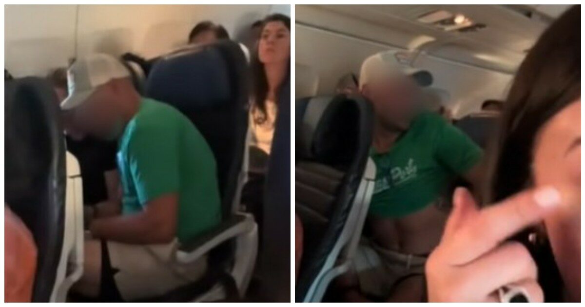 “Se questo è tuo marito, sappi che probabilmente stanotte starà con un’altra ragazza”: riprende un uomo sposato che flirta in aereo e posta il video su TikTok