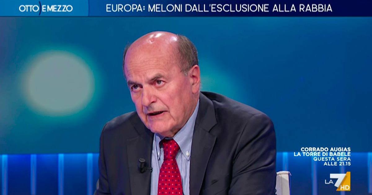 Nomine Ue, Bersani a La7: “Meloni paga le sue ambiguità a bizzeffe e le sue contraddizioni. Non puoi invocare l’Europa essendole contro”