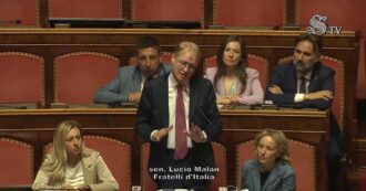 Copertina di Inchiesta Fanpage, Malan difende la collega Mieli in Senato: “FdI condanna ogni razzismo e antisemitismo, gesti inaccettabili”