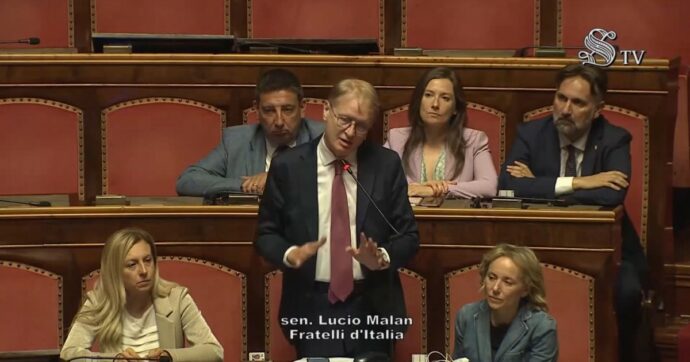 Copertina di Inchiesta Fanpage, Malan difende la collega Mieli in Senato: “FdI condanna ogni razzismo e antisemitismo, gesti inaccettabili”