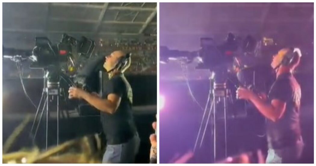 “Io avrei fatto come lui, impossibile resistere a Max”, il video del cameraman al concerto di Pezzali diventa virale