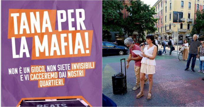 Milano, nel quartiere Isola la manifestazione contro le infiltrazioni mafiose nei locali della movida