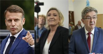 Copertina di In Francia estrema destra al 33%, Le Pen: “Ora ci serve la maggioranza assoluta”. Macron invoca l’unità repubblicana. Mélenchon: “Lui ha perso”