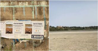 Copertina di Siccità in Sicilia, manifesti funebri per il lago Pergusa. All’università di Messina acqua per 3 ore al giorno. Sindaci a caccia di autobotti