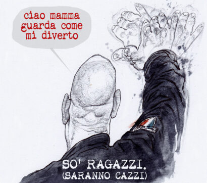 Copertina di La vignetta di Mannelli