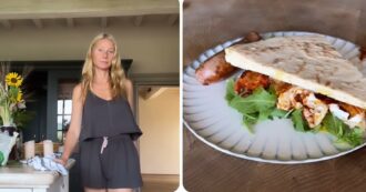 Copertina di Gwyneth Paltrow parla italiano e cucina il tipico pane umbro (ma la pancetta…): ecco il posto dove ama trascorrere le vacanze l’attrice