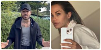 Copertina di Sonia Bruganelli e Angelo Madonia “sono una coppia: al matrimonio di Simona Ventura mano nella mano”