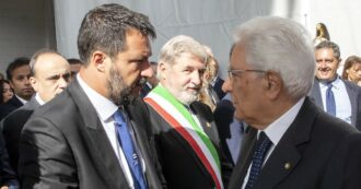 Copertina di Salvini contro Mattarella: “Assolutismo di maggioranza? C’è dittatura delle minoranze”. Meloni lo frena: “Basta strumentalizzare il Colle”